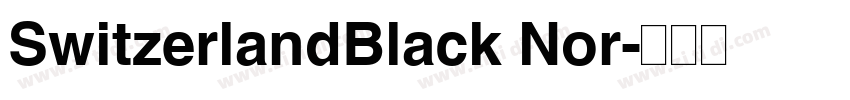 SwitzerlandBlack Nor字体转换